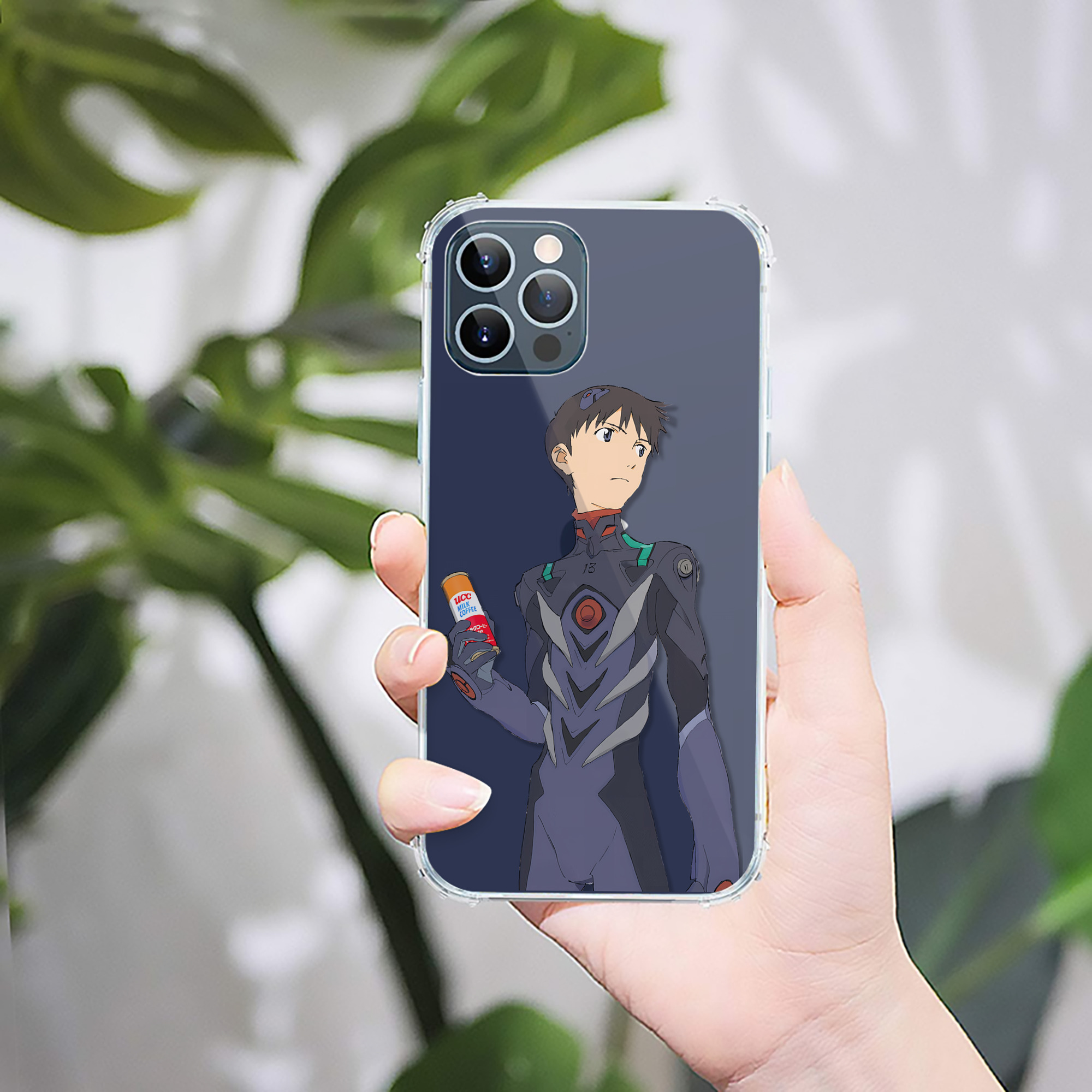 （画像用） EVA 新世紀エヴァンゲリオン 【iPhone 12シリーズ対応】透明スマホケース（クリアソフトケース）